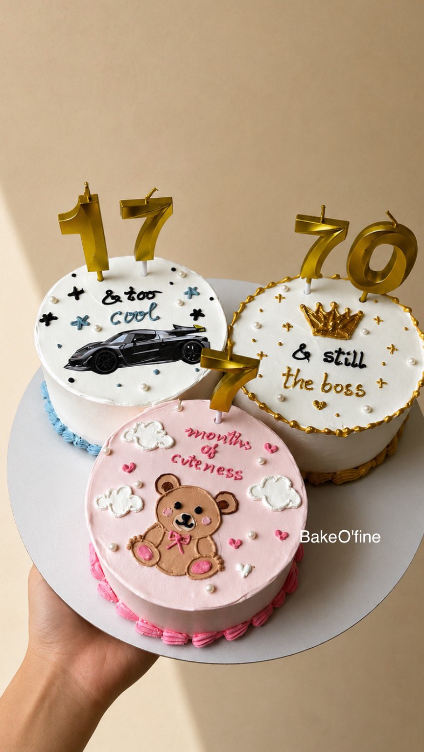 Triple celebration minis